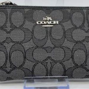 Coach corner zip wristlet